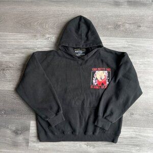 Assholes Live Forever Black Hoodie "Your Pretty Face Is Going To Hell" Graphic D